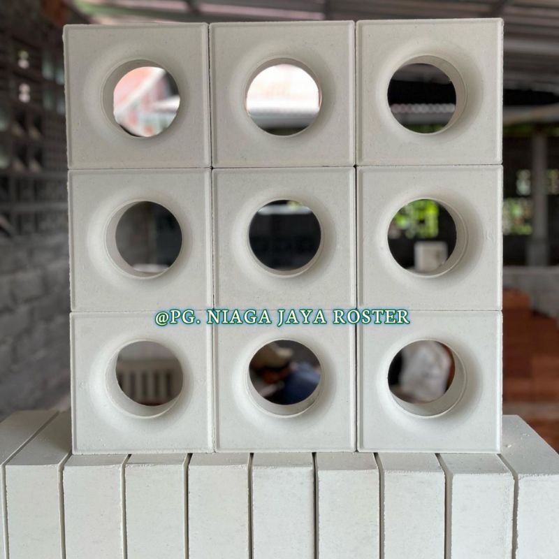 roster beton Loster beton Bulat dua sisi