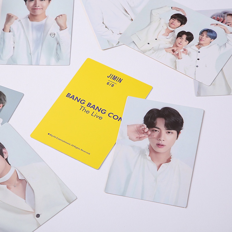 7 / 8pcs / set Kartu Foto BTS BBC PORTABLE