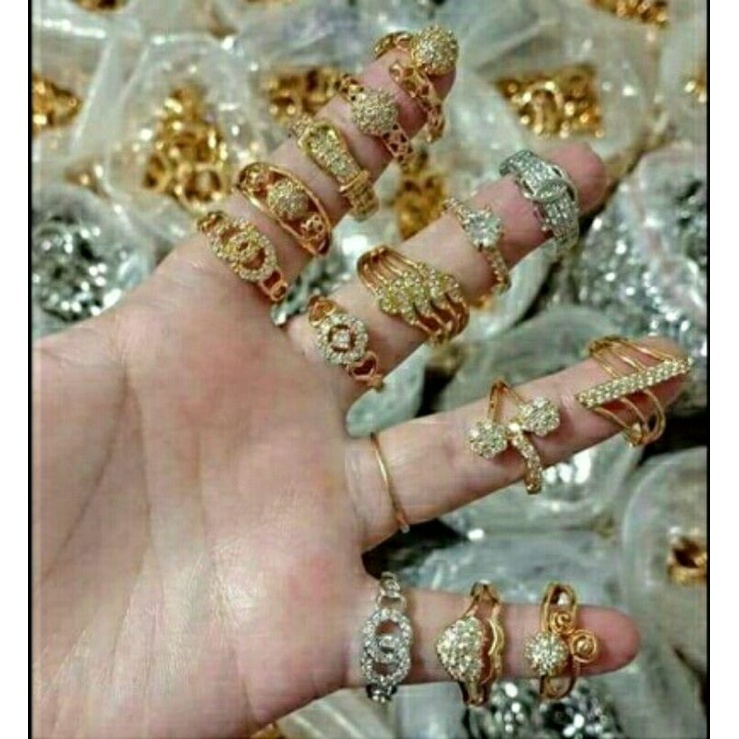 Cincin cantik Murah serba 12k