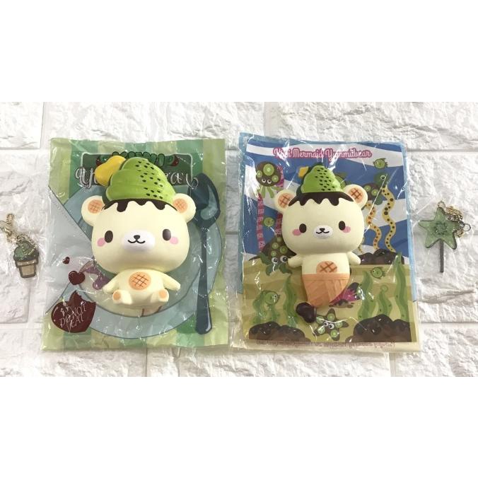 Squishy Licensed  Yummiibear Kiwi (Mascot & Mermaid)