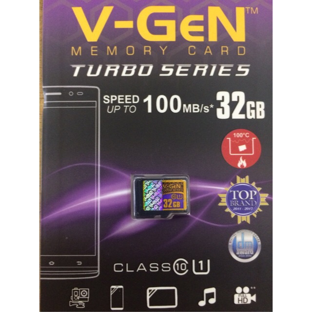 B*  Memory Card Micro SD Vgen 32GB class 10 ORIGINAL