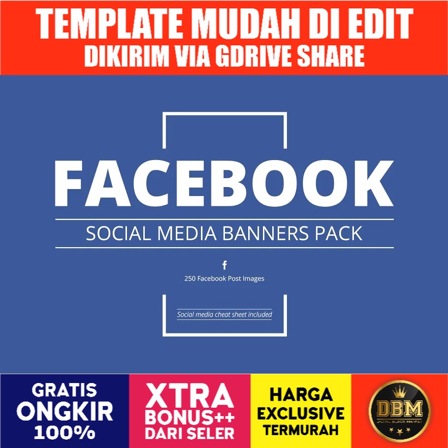 Facebook Social Media Banners Set - Photoshop