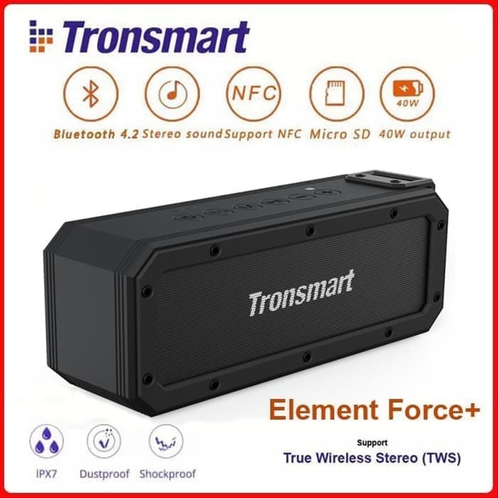 Tronsmart Element Force plus Sound Pulse Portable Bluetooth Speaker
