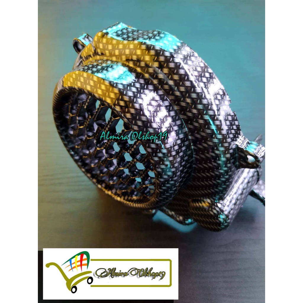 Cover Tutup Kipas 2020-2021 Carbon Beat New / Beat Street / Genio / Scoopy New / Beat Deluxe Carbon