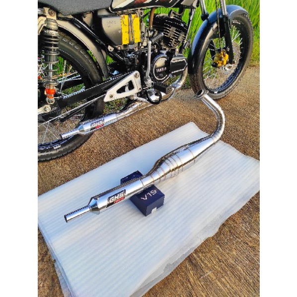 Knalpot GHS RX King Kolong Python Chrome Cacing Super Garing Istimewa