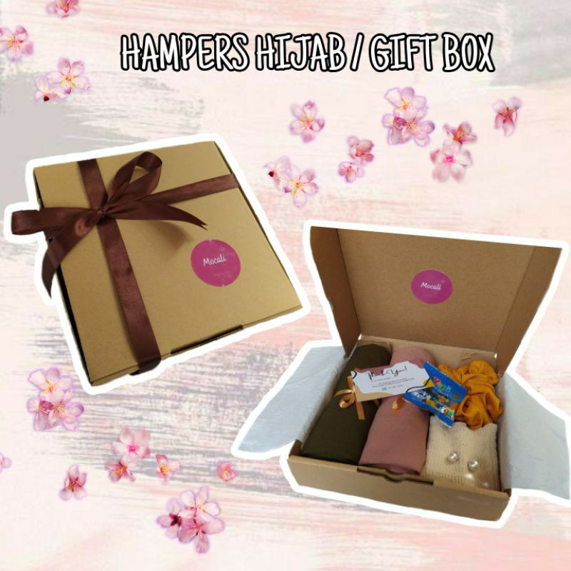

GIFT BOX HAMPERS HIJAB SET TERMURAH