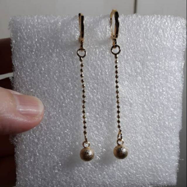 Anting Panjang bahan perak