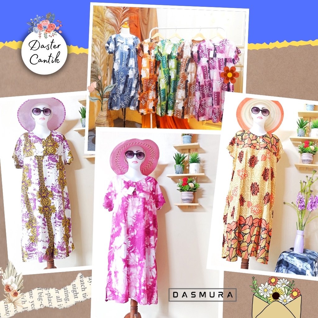 Baju Daster Cantik Payung Amira Baju Rumah Santai Bahan Rayon Nyaman Daster Solo Klaten Motif Warna 