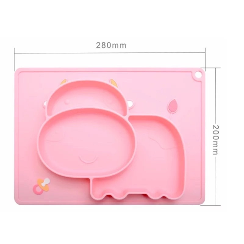 Baby silicone plate - piring bayi silikon