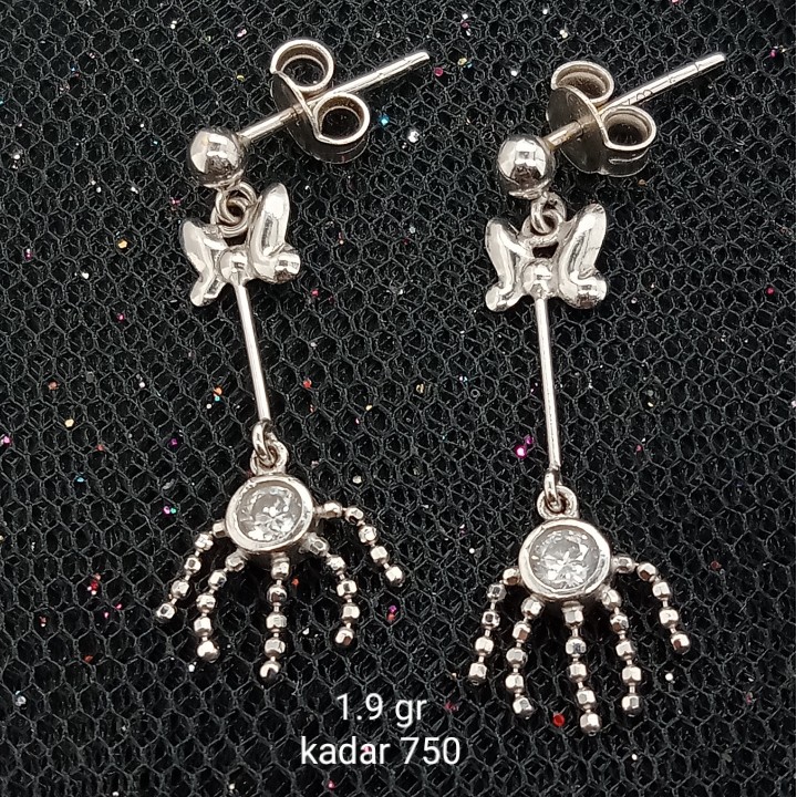 Anting Emas 17 K - Putih 1.9gr - 3187