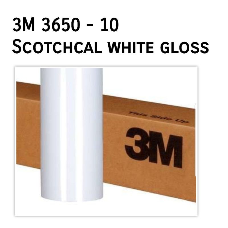 

3M Scotchcal Vinyl 3650 White Gloss / Transparan (60cm x 1m)