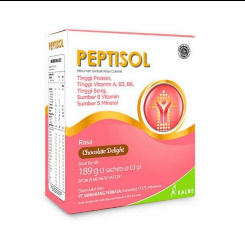 

Peptisol cokelat 189gr