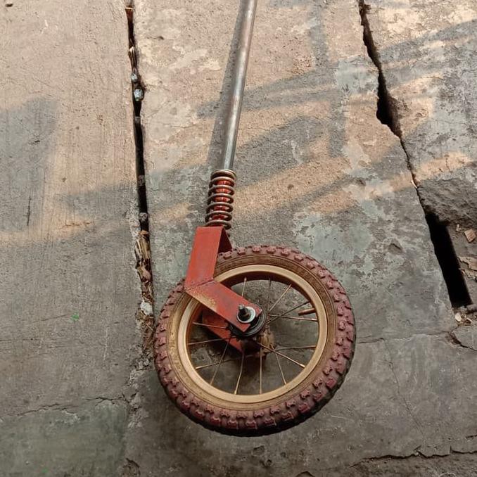 roda gletrek sepeda roda belakang gerobak