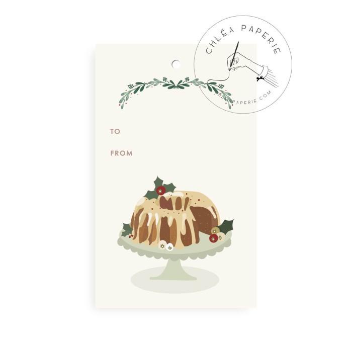 

Setsuko53.Jaya Gift Tag / Bundt Cake Christmas / Hang Tag Natal
