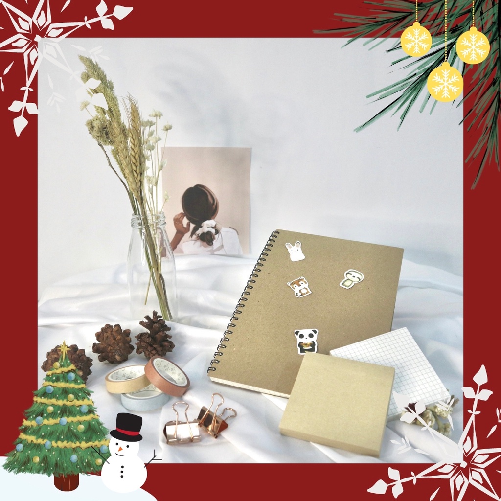 

Paket Kado Hadiah ALAT TULIS ESTETIK (Buku Tulis,Washitape,Rak Pulpen,Sticky Note,Klip)