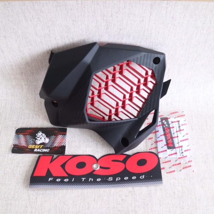 KOSO Tutup Cover Radiator Guard New NMAX - New AEROX ORI KOSO Carbon