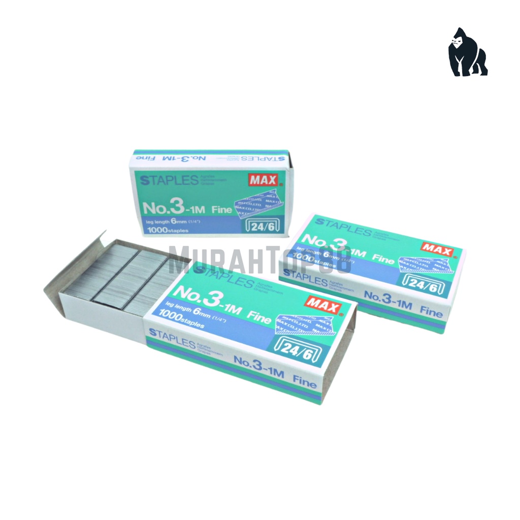 

Isi Staples Besar Max No. 3-1M / Refill Stapler Hekter No. 3 [ECER]