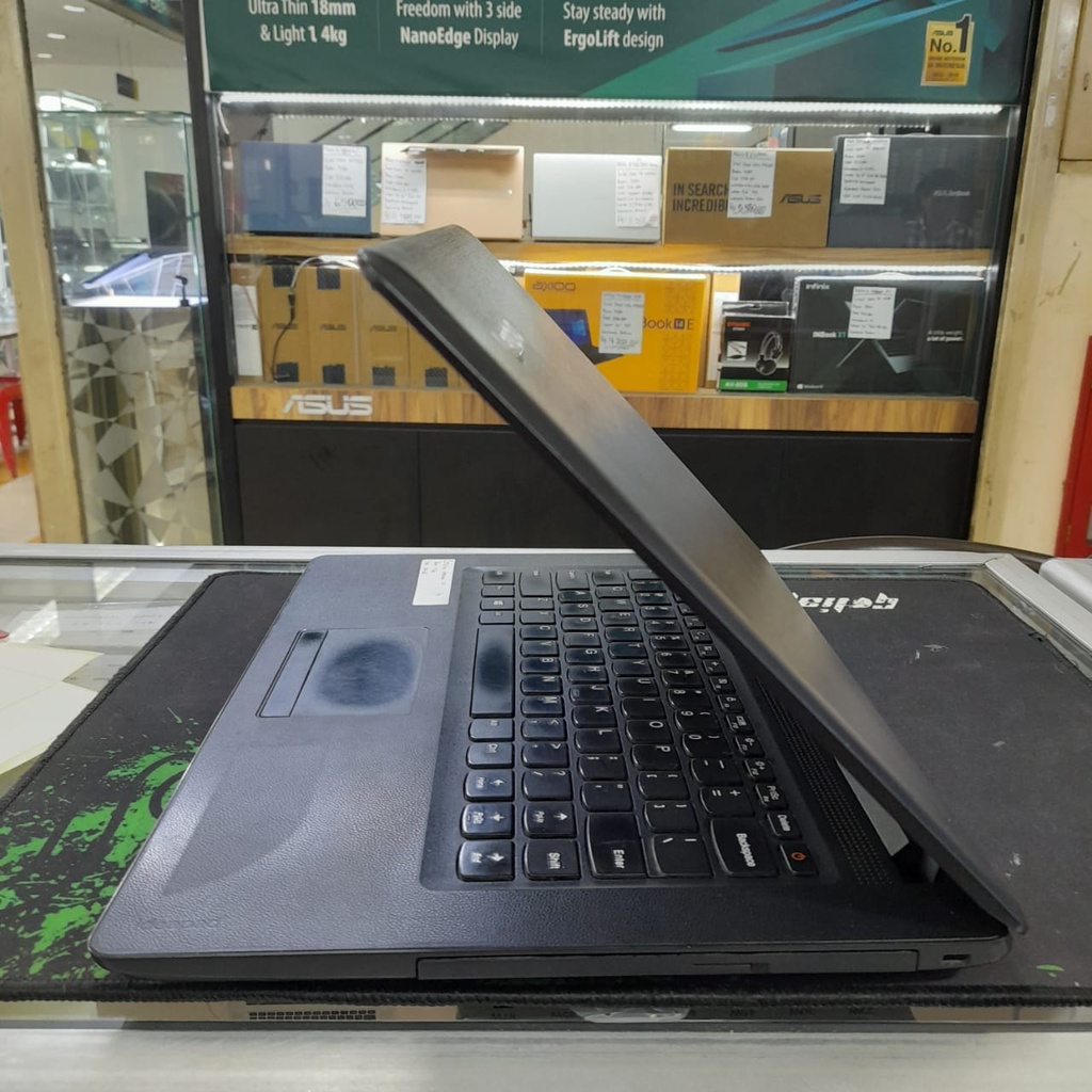 laptop Leptop Seken Bekas second LE Ideapad 110 intel Celeron RAM 4GB HDD 500GB BERKUALITAS MURAH ORIGINAL