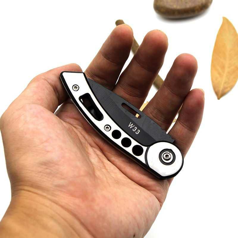 Knife Saku Lipat Mini Serbaguna Portable EDC Survival Tools