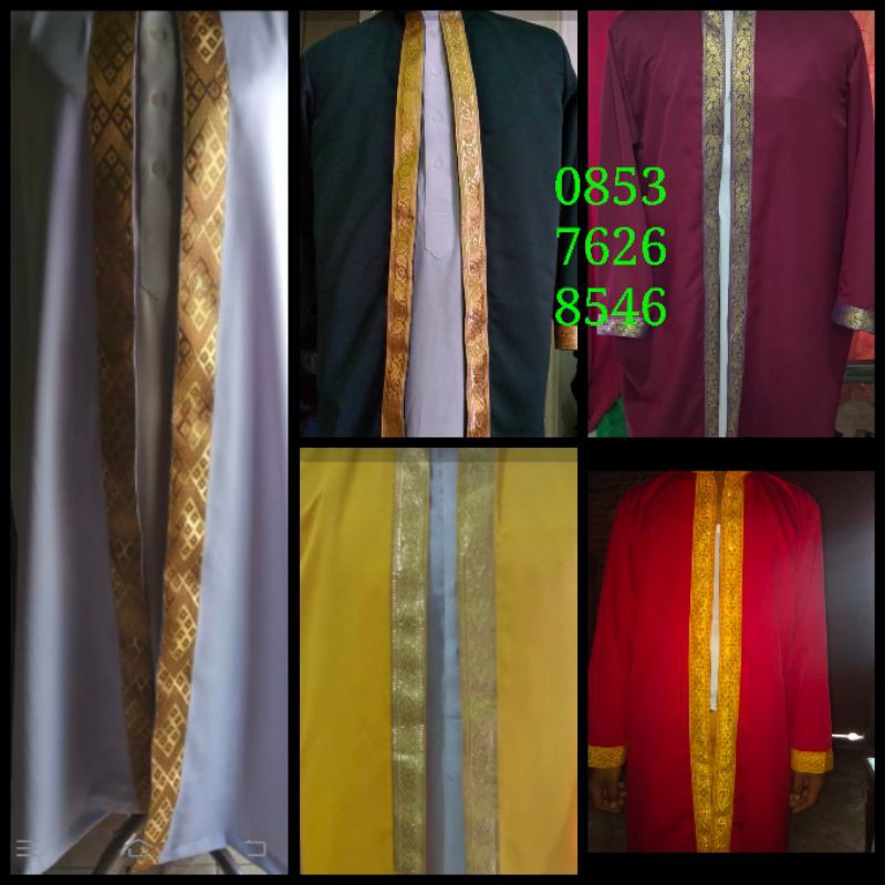 jubah luaran luar habaib ustad imam emperor arab
