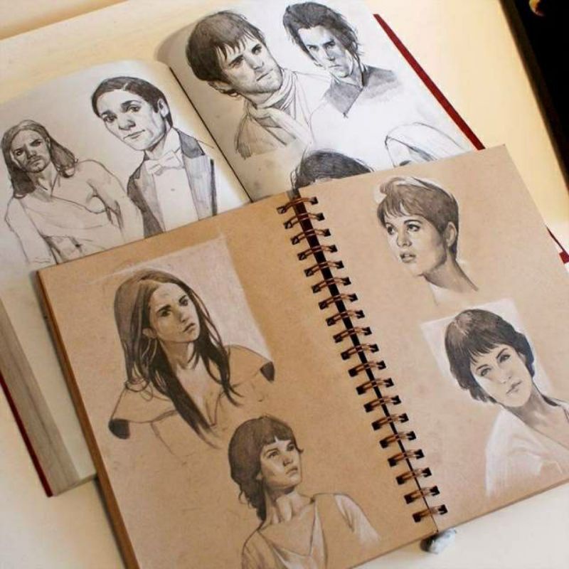 BUKU SKETSA SKETCHBOOK SKETCHBOOK A5 BROWN SKETCH BOOK / BUKU GAMBAR / BUKU SKETSA MURAH Sketbook a5-1