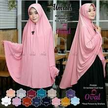 Khimar jumbo umroh , bahan jersy ,ped antem 100x120-1