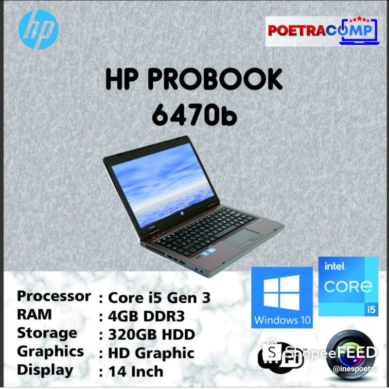 jual cepat . Hp Probook 6470B