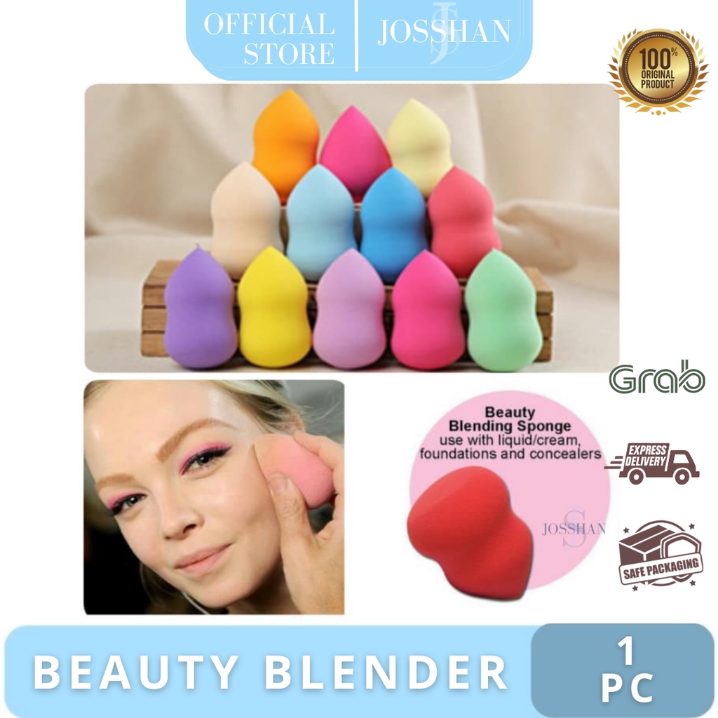 Beauty Blender | Sponge Blender | Spon Muka | Contouring Sponge | Spons Bentuk Guci | Reusable Beauty Blender Bisa Dicuci | Collorfull Beauty Blender | Blending Sponge Make Up | Spons Kecantikan Wanita Make Up Artist MUA Bedak