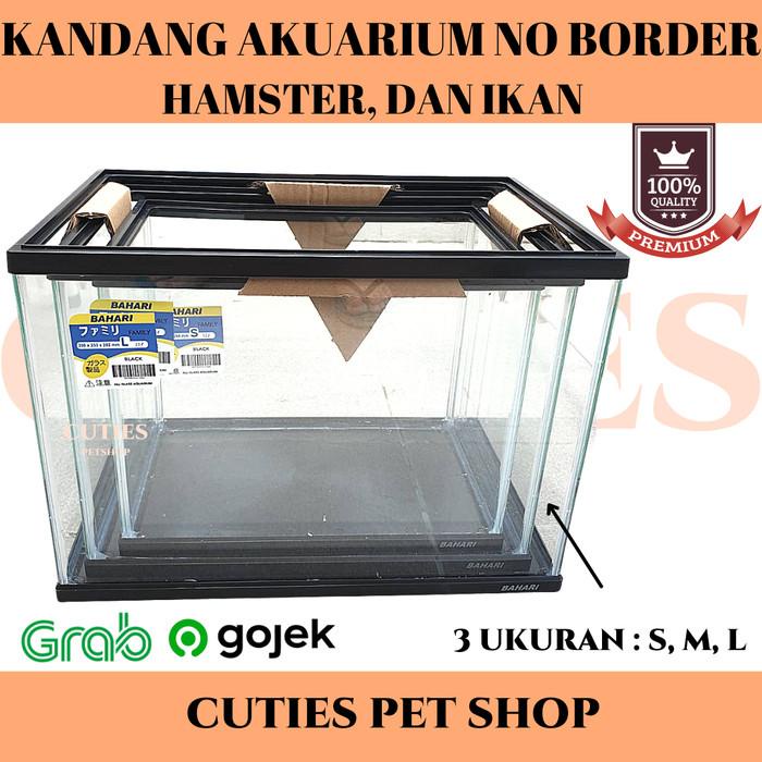KANDANG AKUARIUM BORDER + TUTUP AKRILIK HAMSTER / IKAN BAGUS CUSTOM
