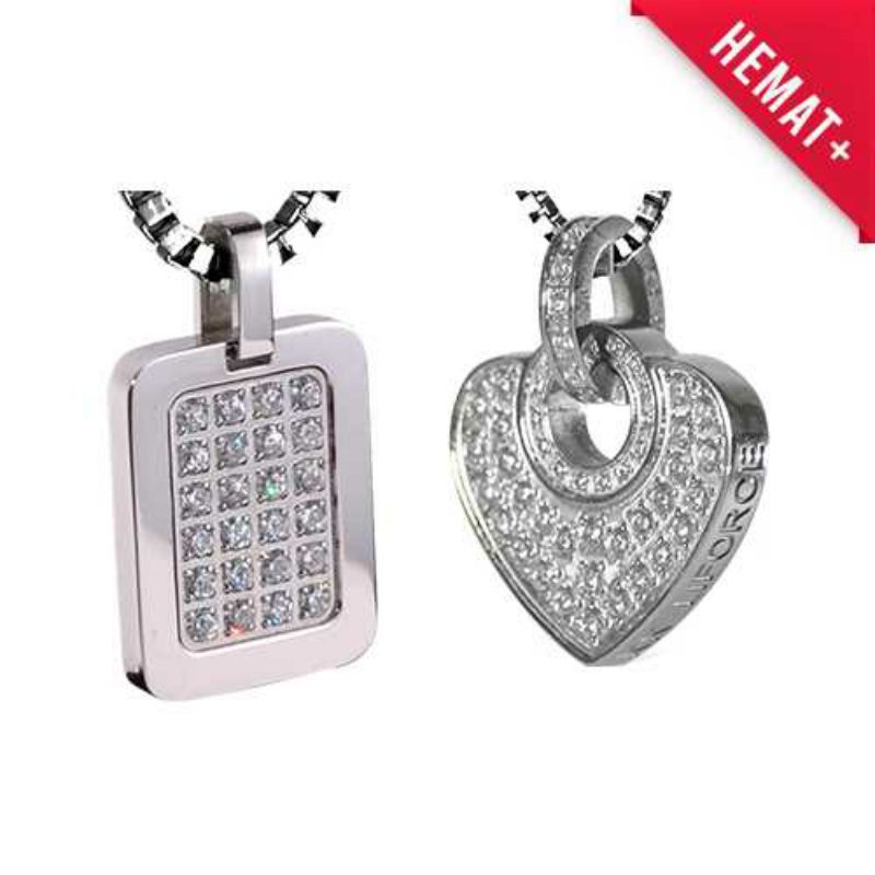 Kalung anti radiasi KK Liforce Love / Hati Stone original asli kk indonesia