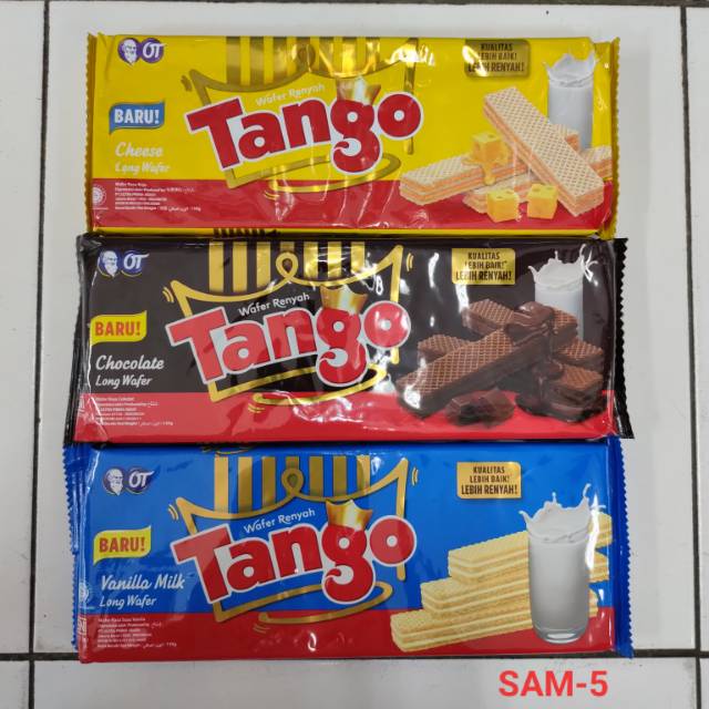 Tango Wafer 130gr Keju//Coklat/Vanila