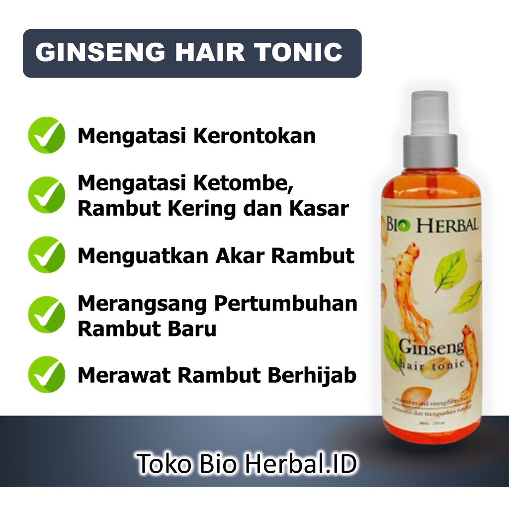 Hair Tonic Obat Rambut Rontok Hair Tonik Rambut Rontok Hair Tonic Ginseng Penyubur Rambut Rontok B2R