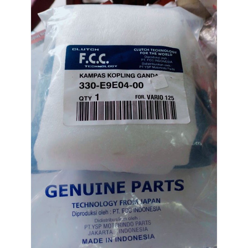 kampas ganda Vario 125 fcc ori