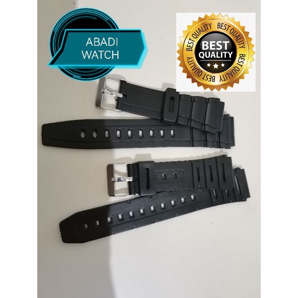 Strap tali 20mm karet rubber alternatif jam Tangan Q&amp;Q DLL..