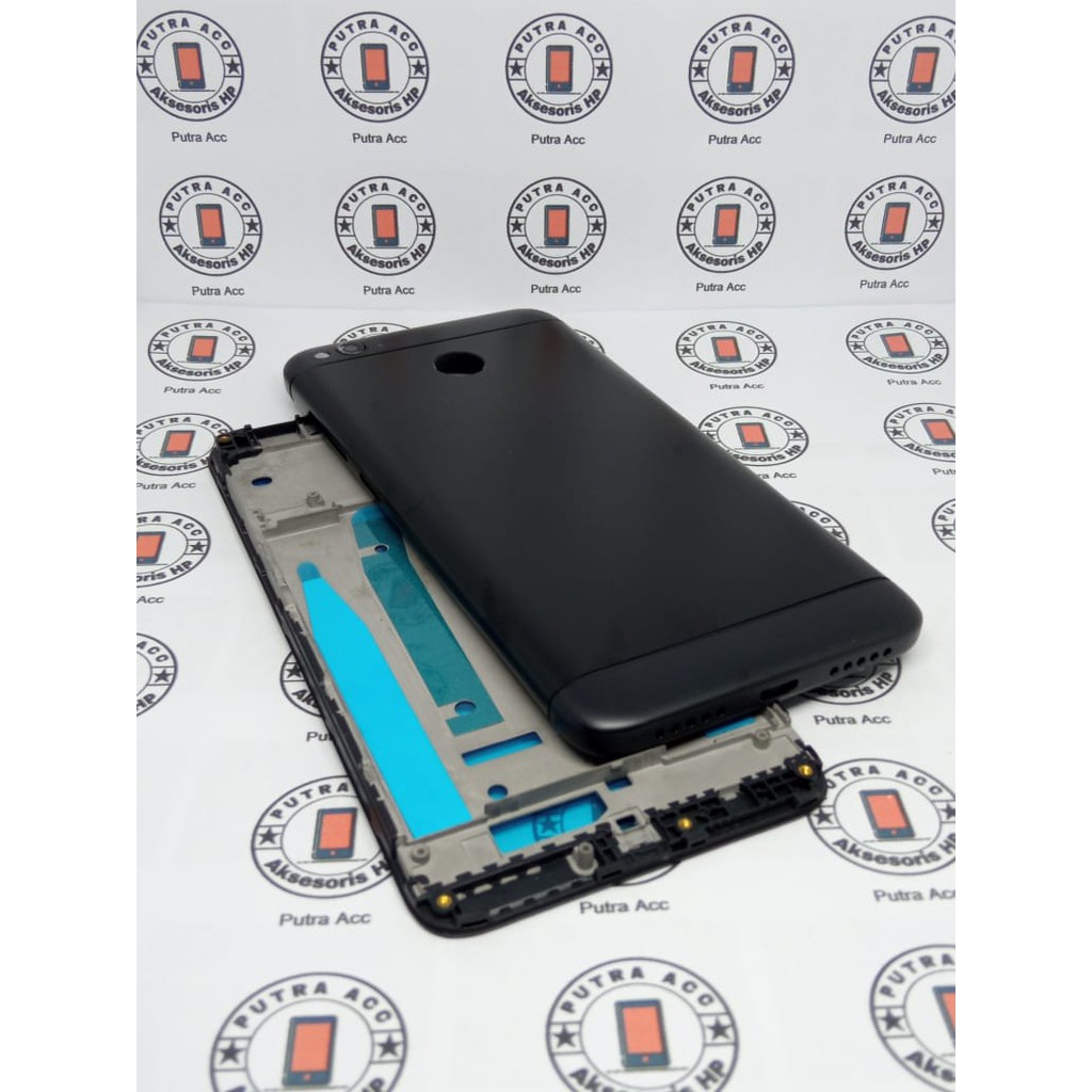 Casing Fullset For Hp Xiaomi Xiomi Redmi 4X Full Set Backdoor Backdor + Frame Lcd Bezzel Tulang Tula