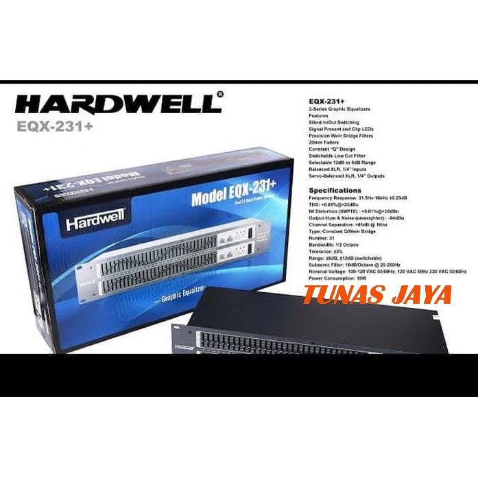 Equalizer Hardwell EQX-231+ Hardwell eqx231+ hardwell eqx 231 + Original equalizer hardwell eqx 231