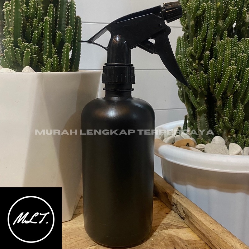 BOTOL TRIGGER SPRAY 500ML HITAM / BOTOL 500ML HITAM SPRAY TRIGGER / BOTOL SPRAY 500ML HITAM