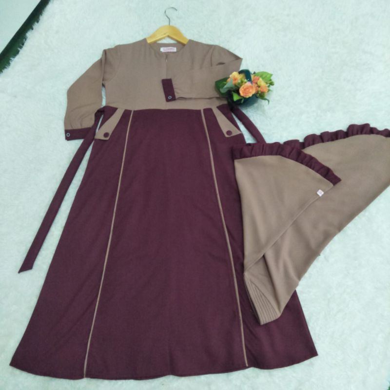 GAMIS ANAK TANGGUNG/SETALAN GAMIS ANAK KATUN MADINA/FASHION ANAK MUSLIMAH KEKINIAN/BEST SELLER
