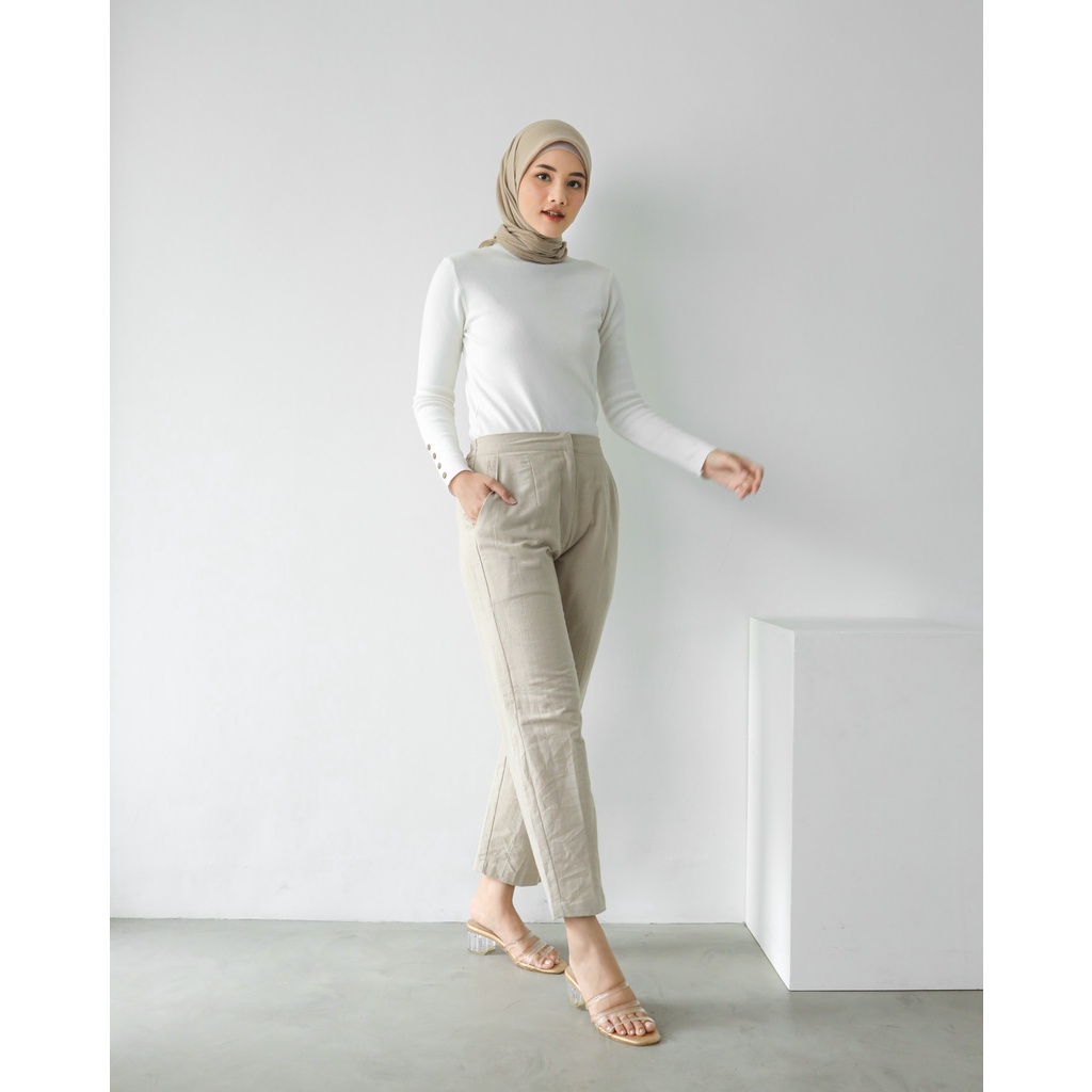 Mayoutfit Shany Pants / Celana Kulot Linen S-XXL (Part 1)-2