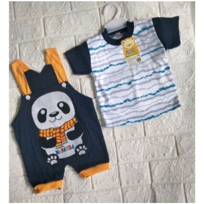 set kodok overall anak (SNI)