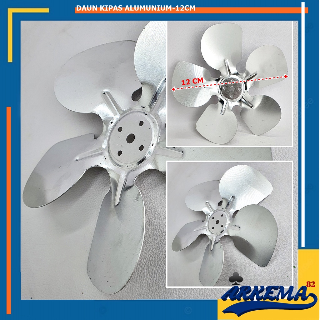 DAUN KIPAS FAN | FAN KIPAS ALUMUNIUM 19 cm | BLADE CONDENSOR 10watt | FAN CONDENSOR