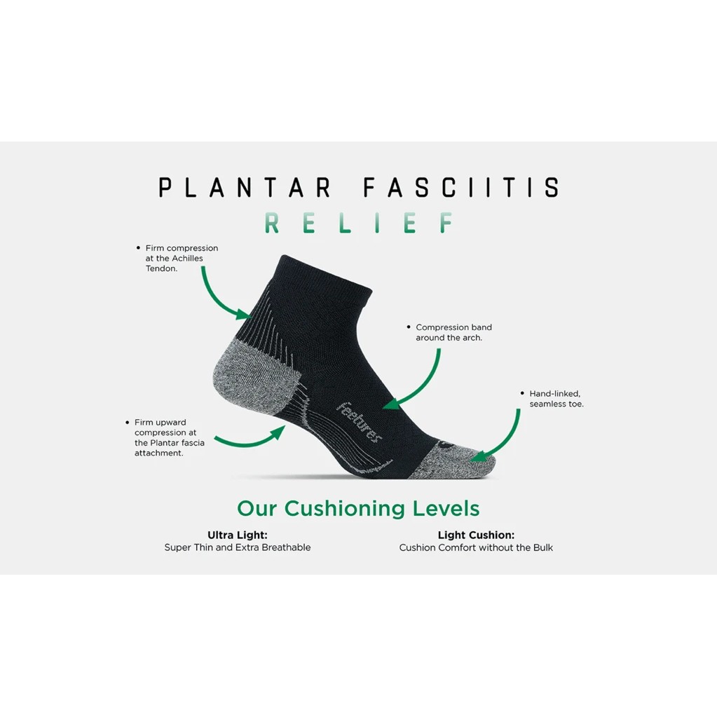 Kaos kaki Feetures RELIEF Ultra Light for Plantar Fascitis