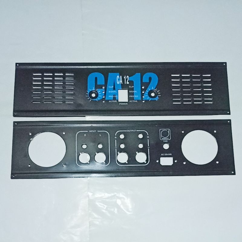 Plat Panel Depan Belakang CA12 Power Amplifier Stereo