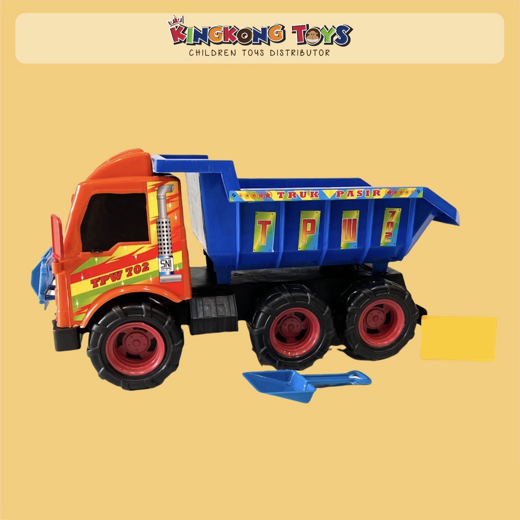 MAINAN TRUK PASIR TPW 702 / TRUK PLASTIK PASIR UKURAN BESAR / 15010230 / 15010229
