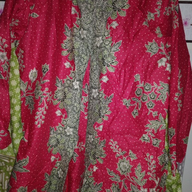 Tunik Batik Santika Pias Cibulan #3 Tunic Batik Cewek Ayu Long Seragam Batik Kerja Wanita Muslim