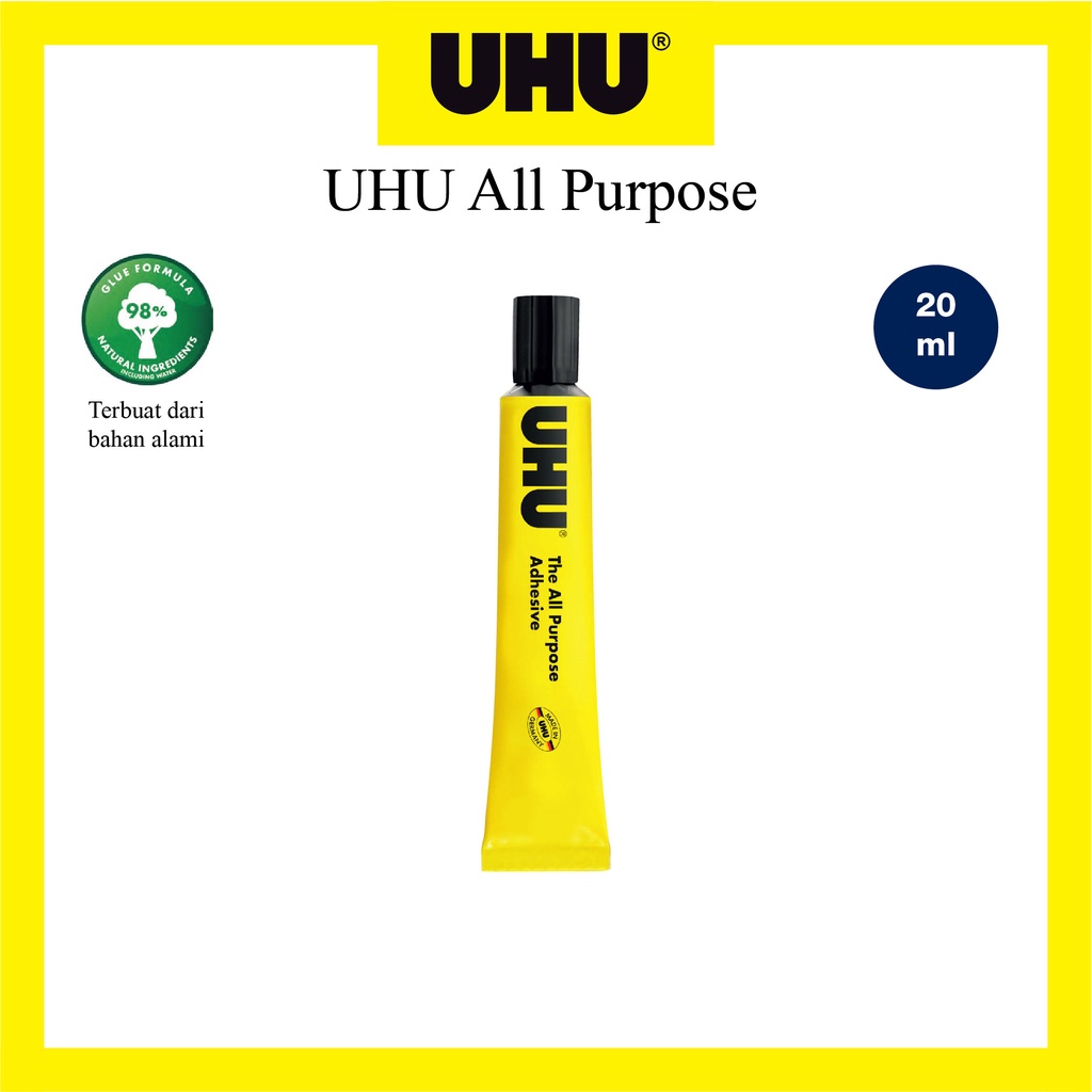 

Lem UHU All Purpose Cair 20 ML / Adhesive Original Made In Germany