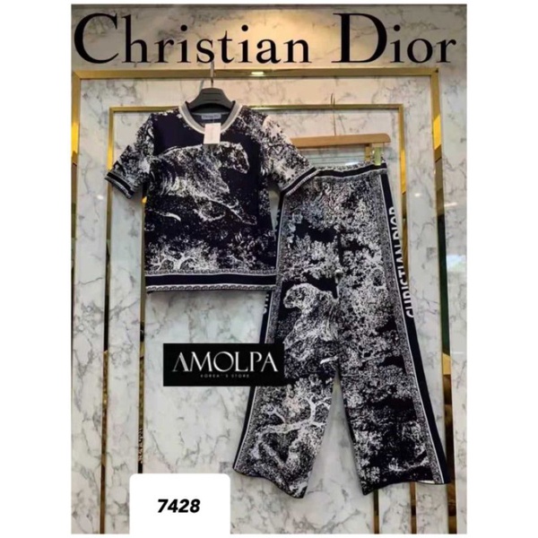 Setelan rajut import 7428 Rajut import