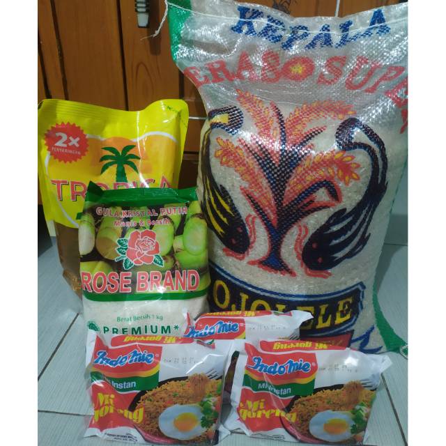 

Paket sembako 155 RB