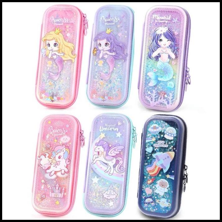 

Vanila | Tempat Pensil Anak Sekolah Glitter Korea Kawaii Kotak Pensil Unik