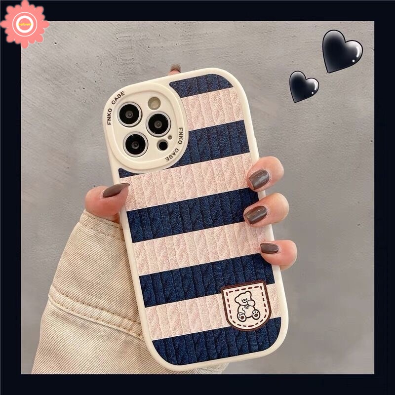 Soft Case TPU Motif Kartun Beruang Untuk iPhone 11 13 12 Pro MAX 7 8 Plus 6 6s Plus XR X XS MAX SE 2020